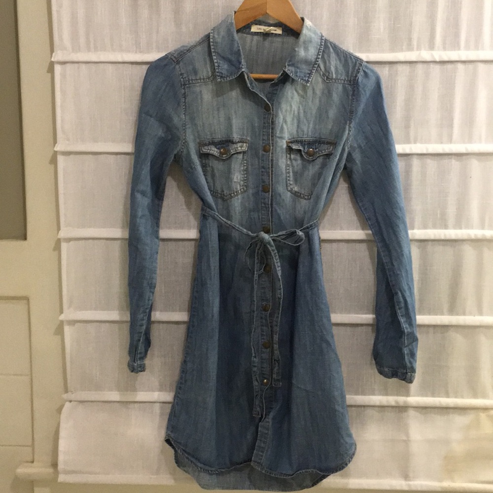 Anthropologie Denim Shirtdress